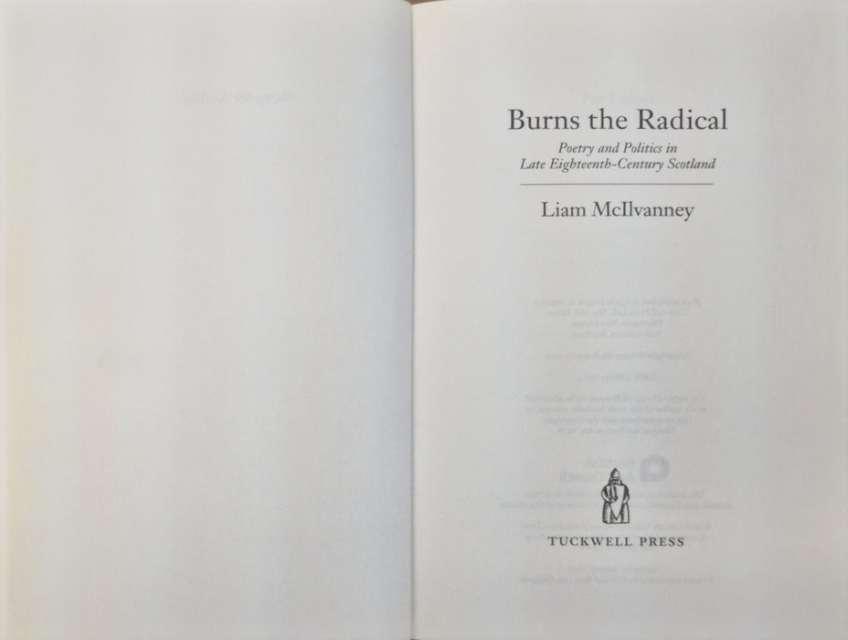 Burns the Radical: Poetry and politics in Late Eighteenth-Century Scotland