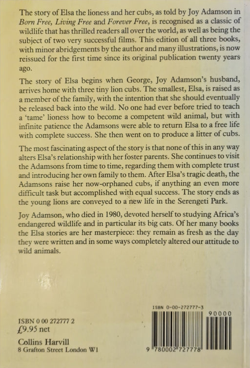 The Story of Elsa by Joy Adamson