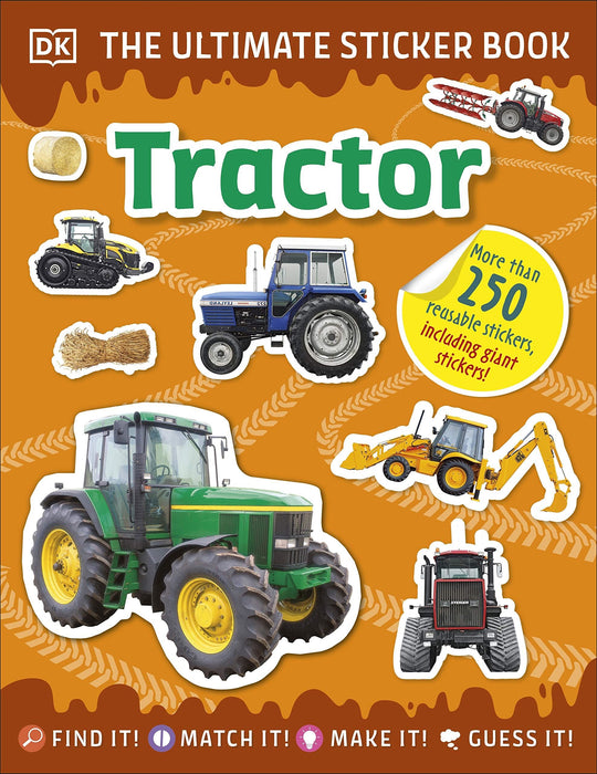 The Ultimate Sticker Book: Tractor - KINGDOM BOOKS LEVEN