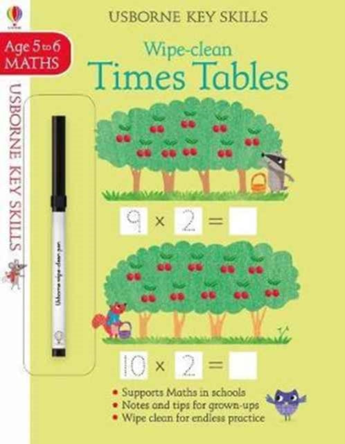 Wipe-Clean Times Table 5-6