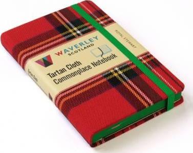 Royal Stewart Tartan Cloth Notebook - KINGDOM BOOKS LEVEN