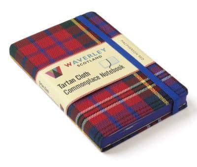 MacPherson Red Tartan Cloth Notebook - KINGDOM BOOKS LEVEN