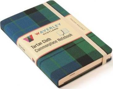 MacKay Ancient Tartan Cloth Notebook - KINGDOM BOOKS LEVEN