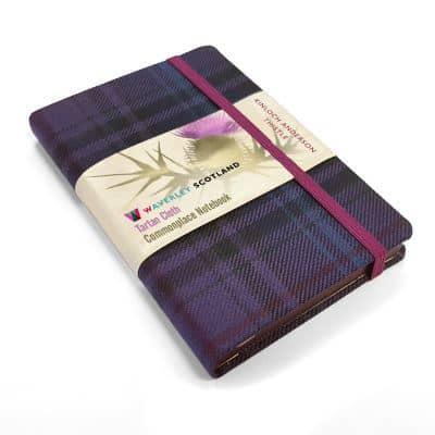Thistle Tartan Cloth Notebook - KINGDOM BOOKS LEVEN