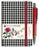 A Red, Red Rose Tartan Cloth Notebook (Includes Pen) - KINGDOM BOOKS LEVEN