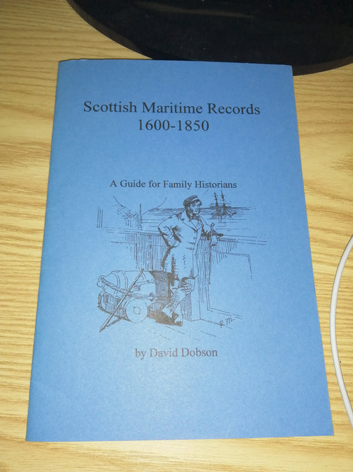 Scottish Maritime records 1600-1850 - KINGDOM BOOKS LEVEN