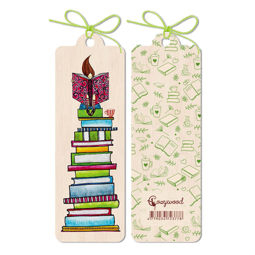 Wooden Bookmark With Waxed Ribbon - KINGDOM BOOKS LEVEN
