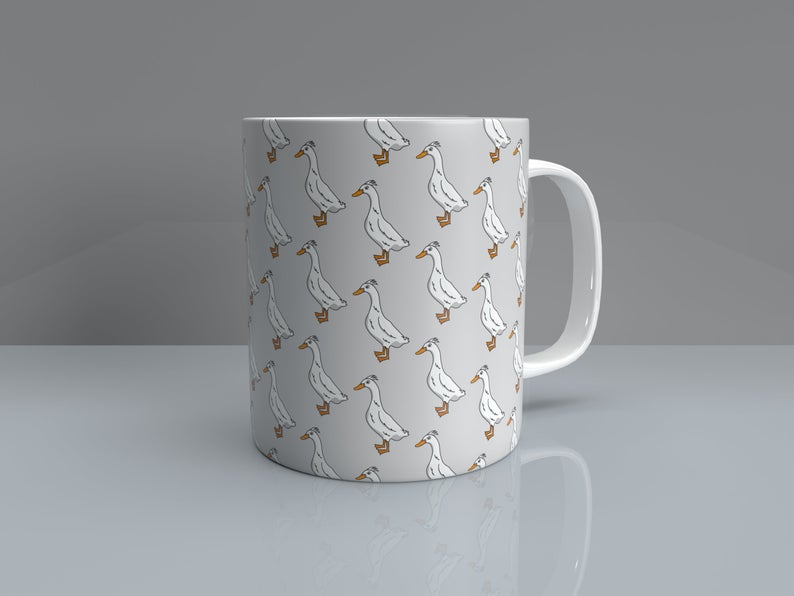 Duck pattern mug - KINGDOM BOOKS LEVEN